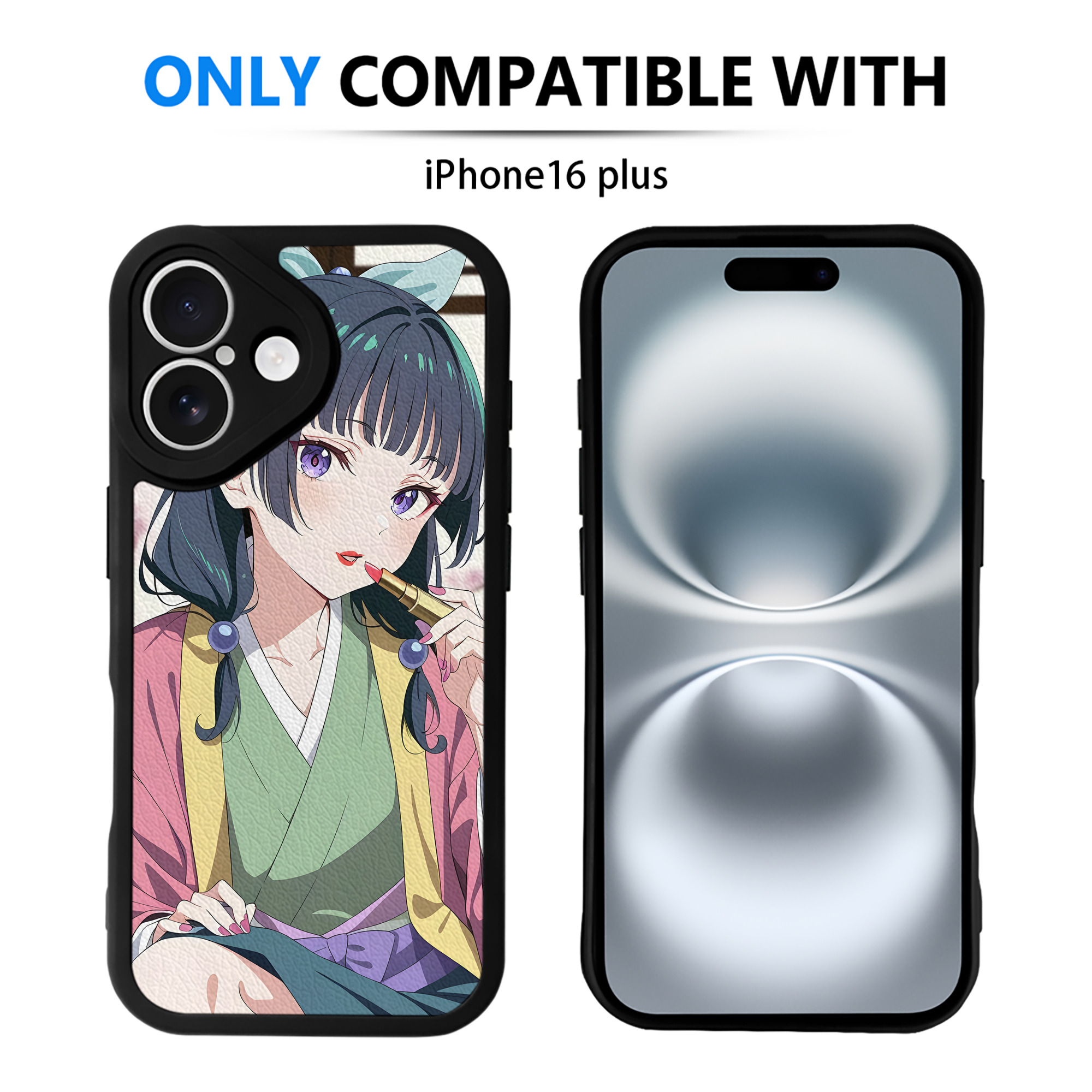（画像用） 薬屋のひとりごと The Apothecary Diaries 【iPhone 16シリーズ対応】シリコンスマホケース（レザー調） 材質：シリコン